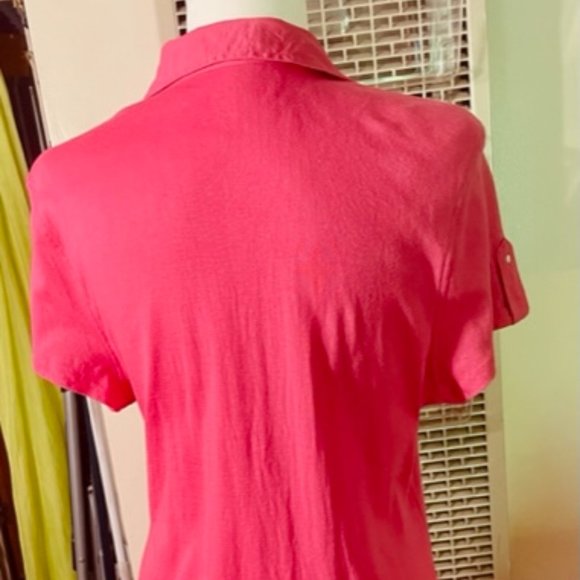 Hot Pink Buttoned down Shirt XL - Picture 2 of 5